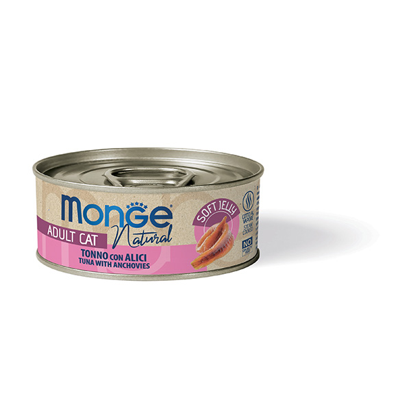 Monge Natural tonno con alici in Jelly