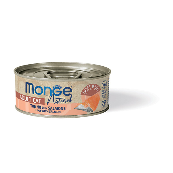 Monge Natural tonno con salmone in Jelly