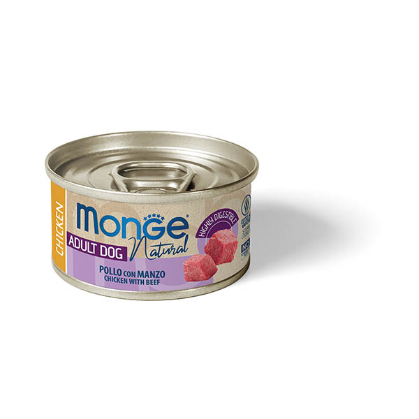 Monge natural pollo con manzo