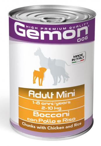 gemon_cane_umido_bocconi_con_pollo_e_riso_adult_mIni