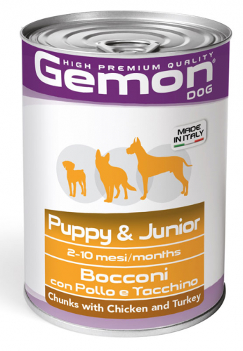 gemon_cane_umido_bocconi_con_pollo_e_tacchino_puppy_e_junior