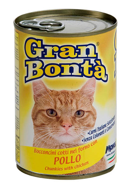 gran bonta gatto umido bocconcini con pollo