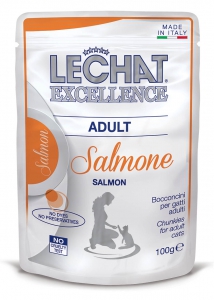 lechat excellence gatto umido bocconcini bocconcini con salmone