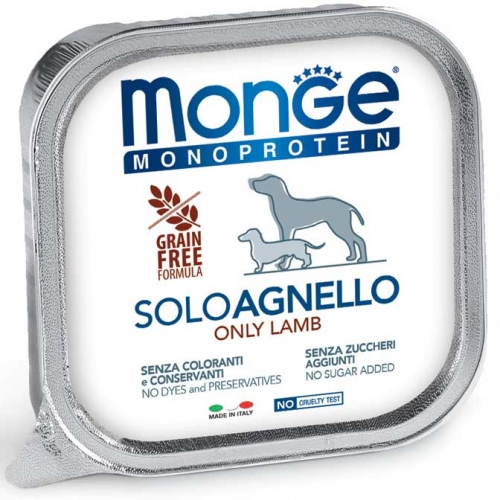 monge_cane_umido_monoproteico_solo_agnello