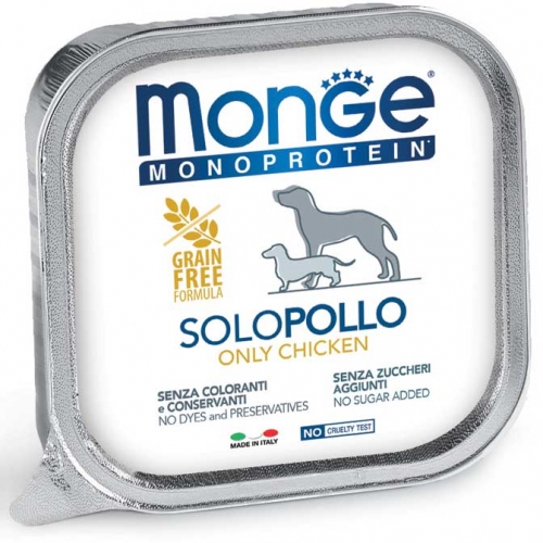 monge_cane_umido_monoproteico_solo_pollo