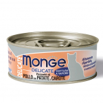 Monge Gatto Adult Pollo 10Kg - Cibo Secco Monoproteico, Senza Coloranti, Per Pelo Lucido E Salute Intestinale