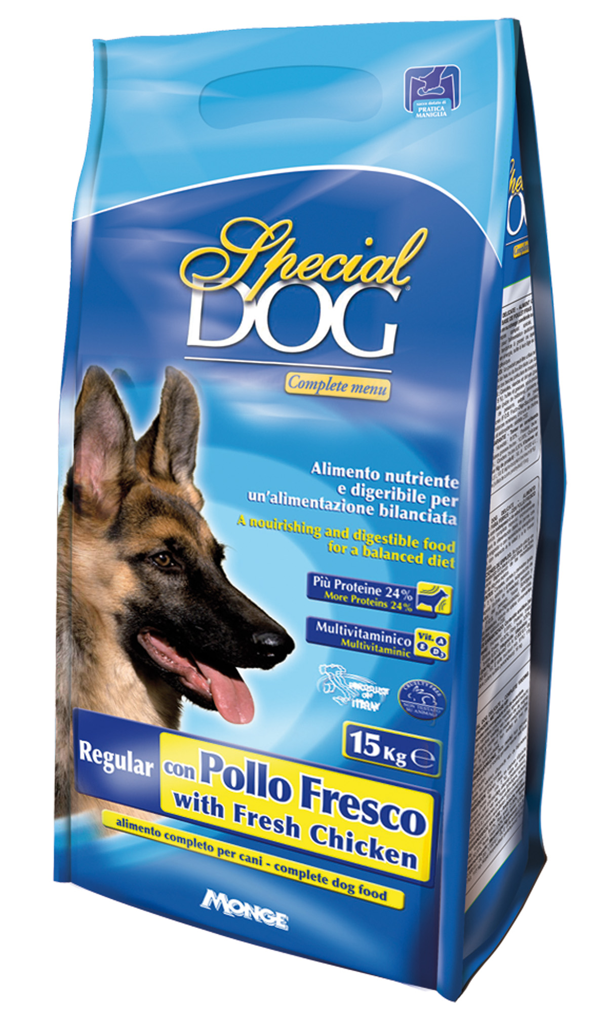 special dog cane secco dry food crocchette regular con pollo fresco