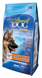 special dog cane secco dry food zuppa ricca di cereali