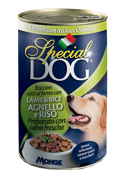Special dog food lamb and rice new arrivals