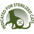 Indicated for sterilized cats