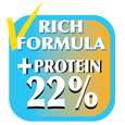 Proteins 22%