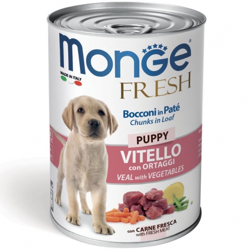Chunks In Loaf Veal With Vegetables Puppy