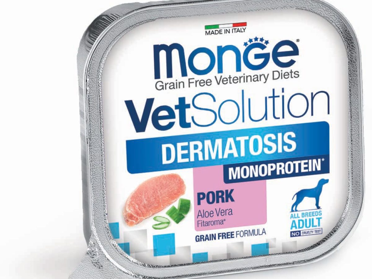 ドッグフード Monge VetSolution Dermatosis Support DERMA-PORK-150G_8009470014502-