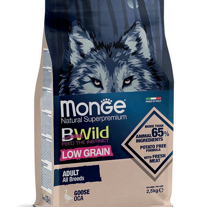 Monge Bwild Low Grain All Breeds Cane Adulto Oca - Monge.it