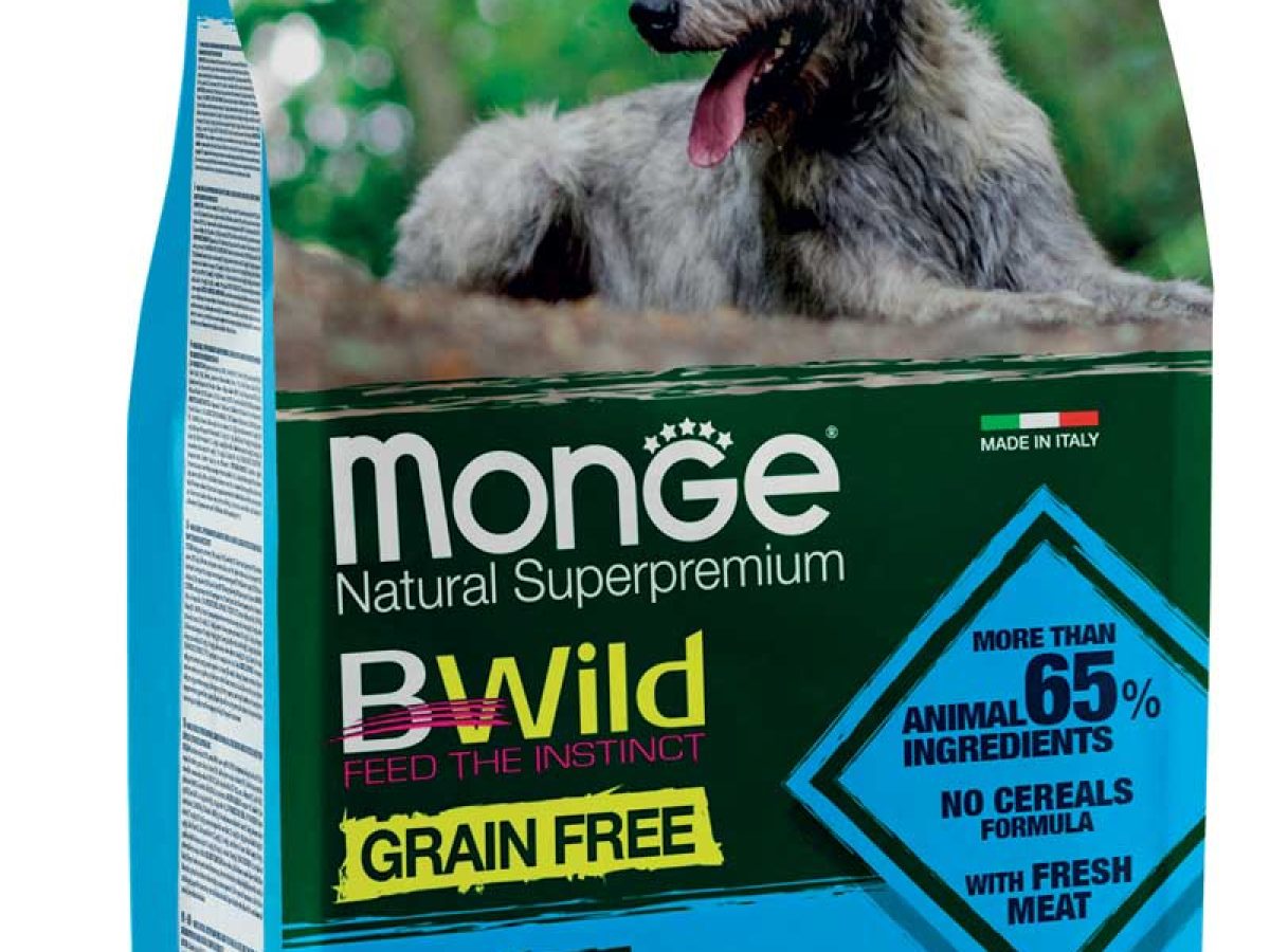Monge BWild Grain Free ツナ 2kg 2袋(計4kg) monge_cane_secco_bwild_all_bre