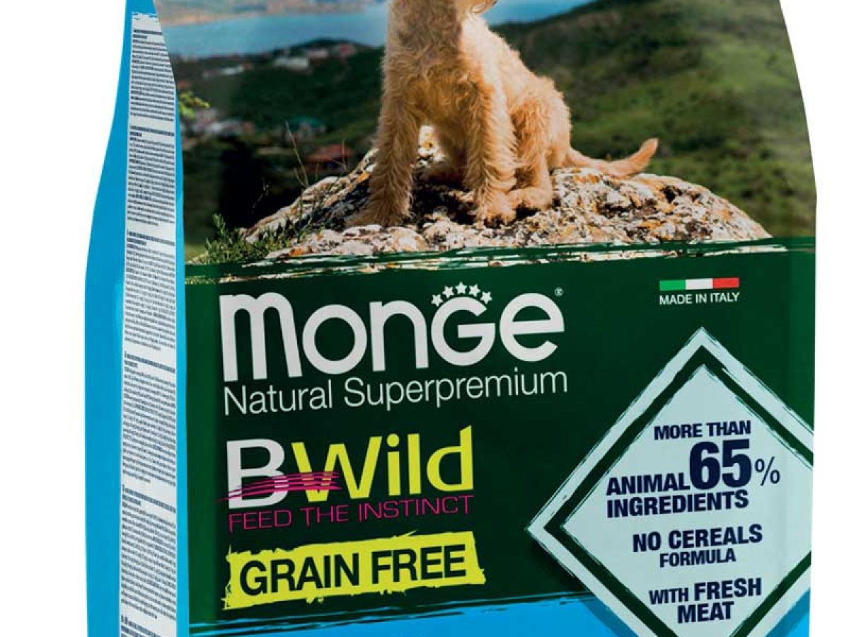 Monge B-Wild Grain Free 2kg、400g×4 Monge Natural SuperPremium Grain Free Formula All Breeds