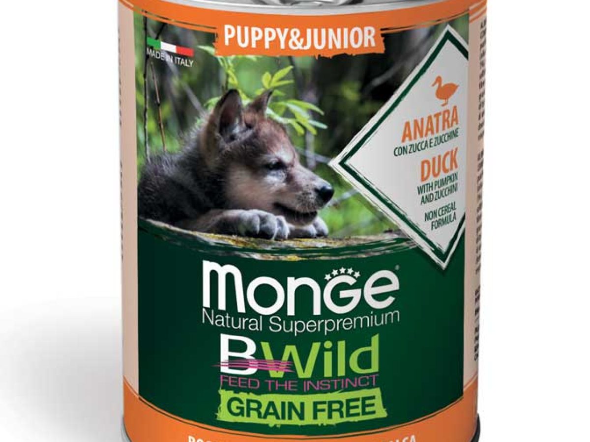 Monge Natural Super Premium Bwild Grain Free Formula Puppy and