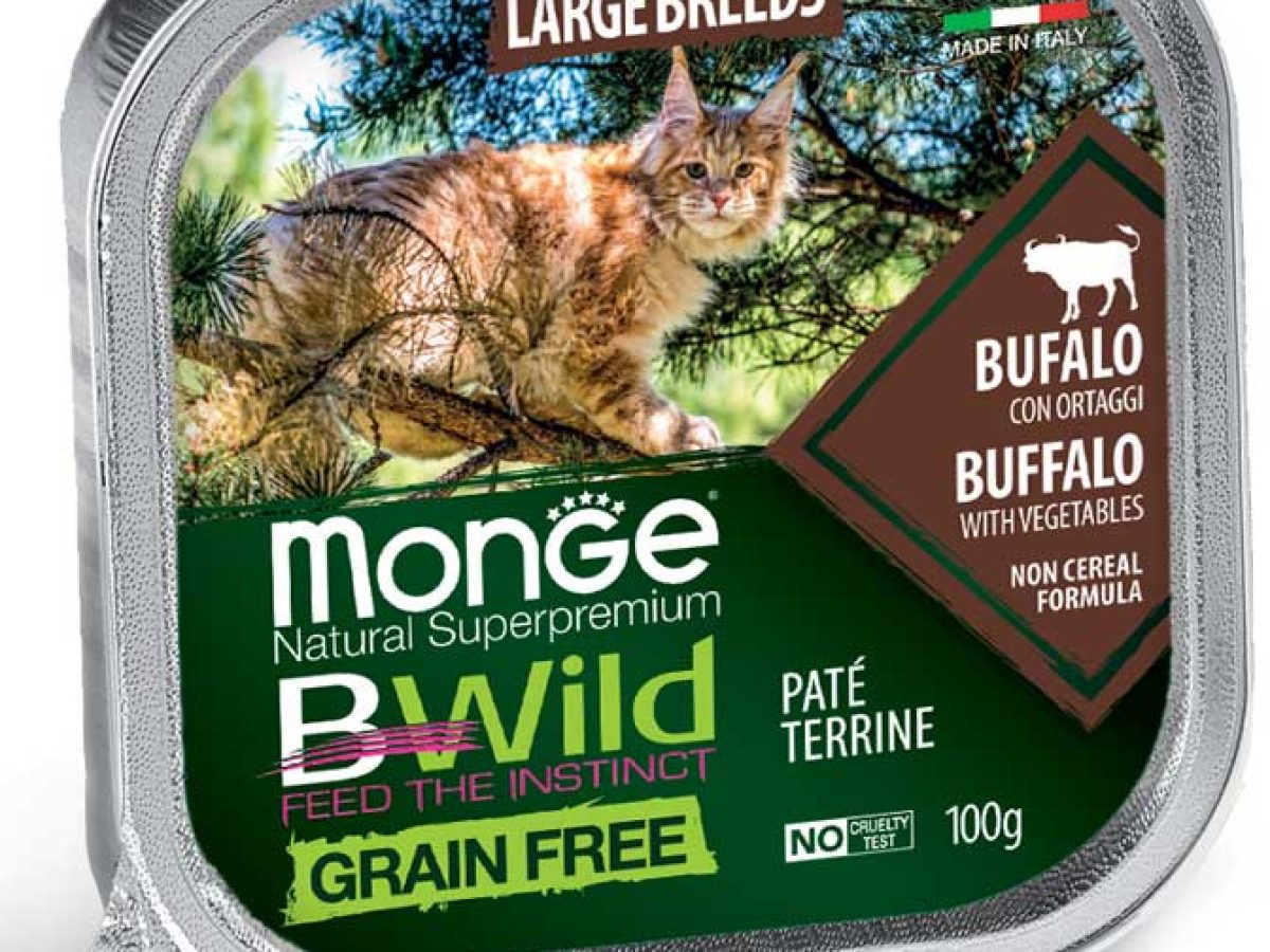 Monge Natural Super Premium Bwild Grain Free Formula Large