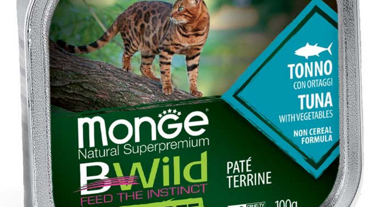 Monge B-Wild Grain Free ツナ 4kg Monge Natural Super Premium Bwild Grain Free Formula Sterilised