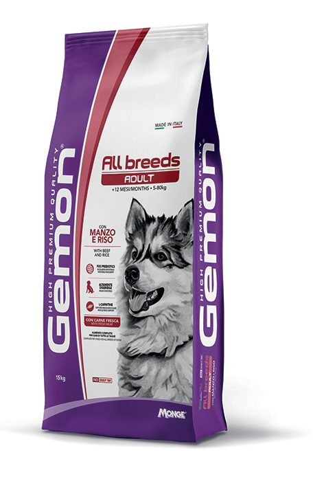 Gemon all breeds adult con manzo e riso